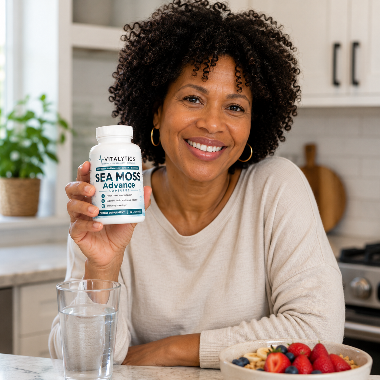 Customer using Sea Moss Advance