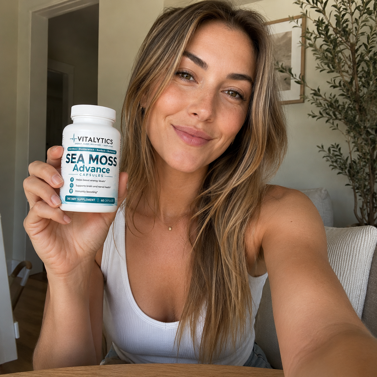 Customer using Sea Moss Advance