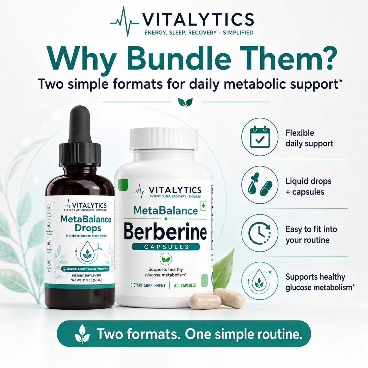 Vitalytics MetaBalance Glucose Support Bundle