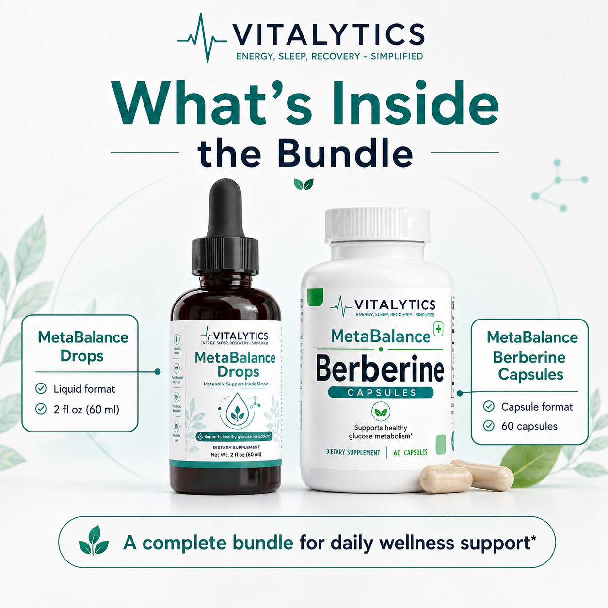 Vitalytics MetaBalance Glucose Support Bundle