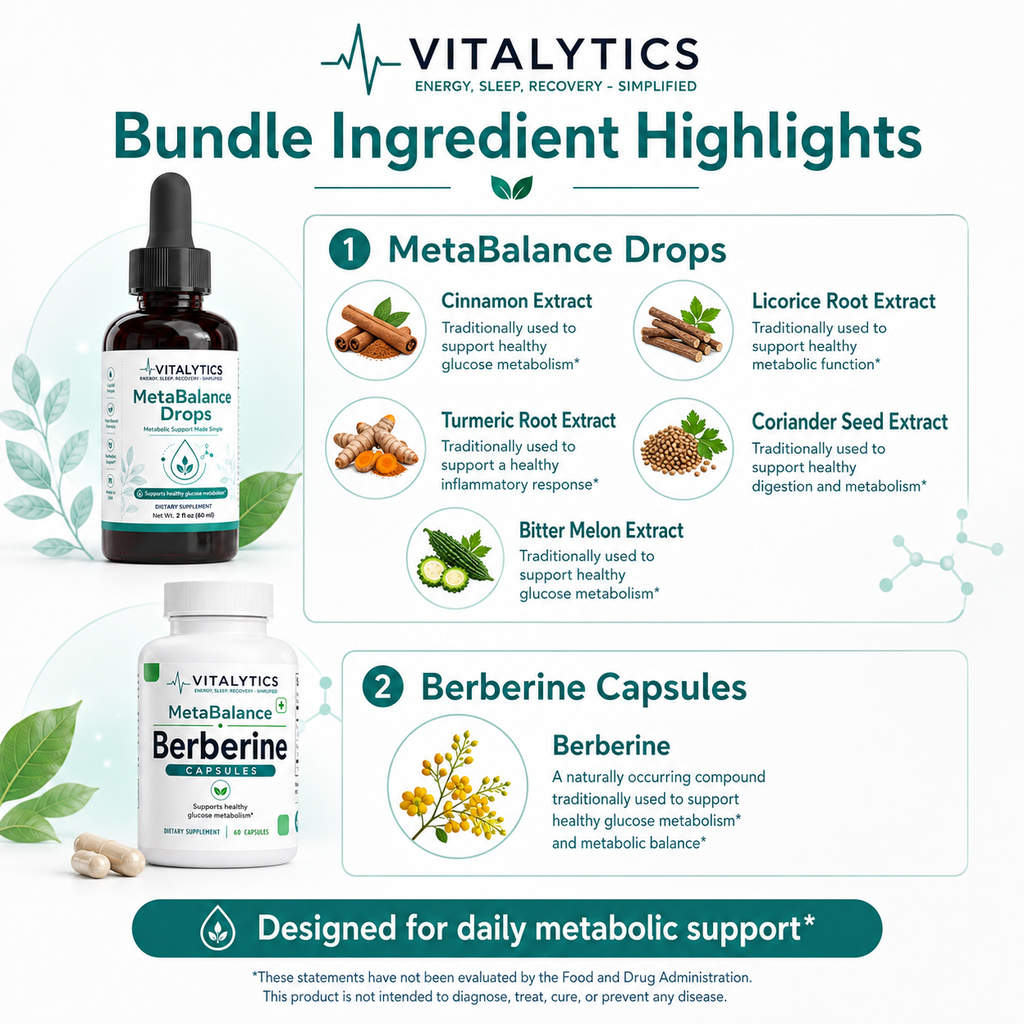 Vitalytics MetaBalance Glucose Support Bundle