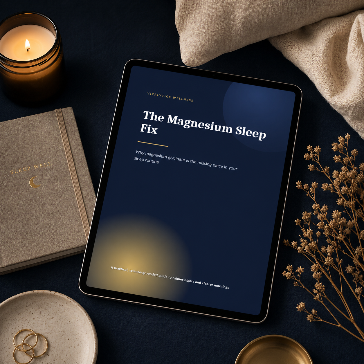 The Magnesium Sleep Fix — Guide to Magnesium Glycinate & Better Sleep